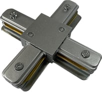 Коннектор Jazzway X-образный PTR CX-GR накладной/подвесной шинопровод серый 5023901