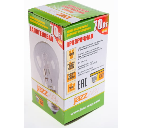 Лампа Jazzway PH - A55 70w clear E27 230/50Гц 1005328