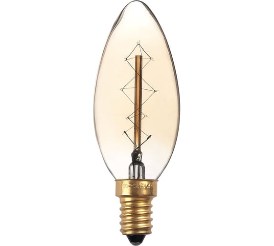 Лампа Jazzway RETRO C35 GOLD 40w E14 2858290