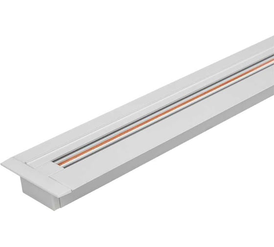 Шинопровод однофазный Jazzway L2000 PTR/R 2M-WH встраиваемый для трекового освещения белый 5031791