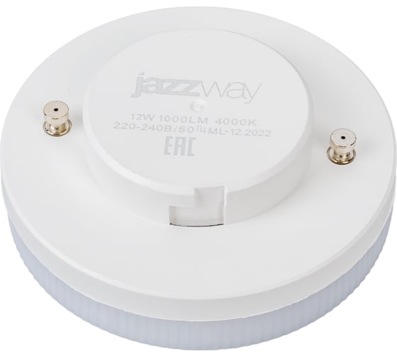 Светодиодная лампа Jazzway PLED-GX53 12Вт 4000К нейтральный белый GX53 1000лм 230/50Гц 5032903