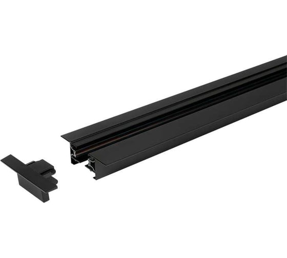 Шинопровод однофазный Jazzway L2000 PTR/R 2M-BL встраиваемый для трекового освещения черный 5031623