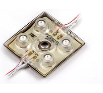 Светодиодный модуль MAKSILED 40 шт, 0.3 Вт, 12 В, IP67, 4smd 3528, 22лм, зеленый, ML-M4ER-L-3528-G