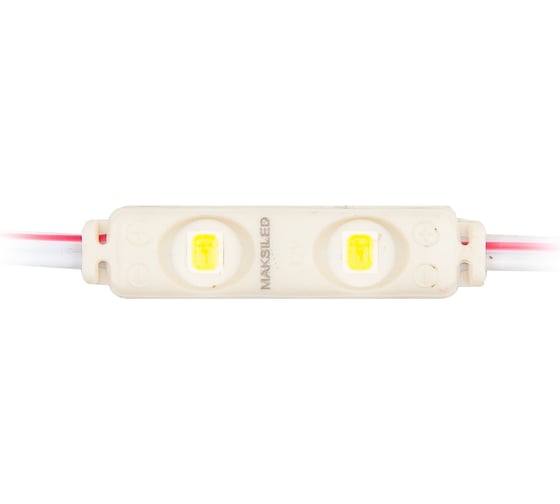Светодиодный модуль MAKSILED 50 шт, 0.24 Вт, 12 В, IP65, 2smd 2835, 9лм, зеленый, ML-M2CH-2835-G