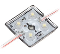 Светодиодный модуль MAKSILED 40 шт, 0.72 Вт, 12 В, IP67, 4smd 2835, 50лм, 7000K, хол. белый, ML-M4ER-L-2835-W