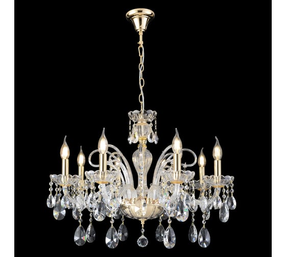 Подвесная люстра Crystal lux MONICA SP8 GOLD
