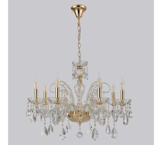 Подвесная люстра Crystal lux MONICA SP8 GOLD