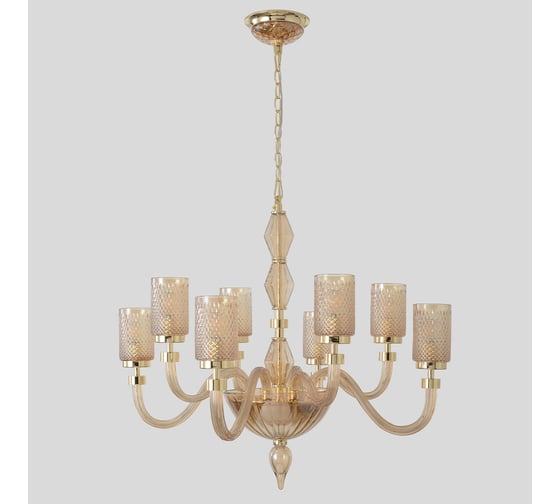 Подвесная люстра Crystal lux SILVESTRO SP8 AMBER