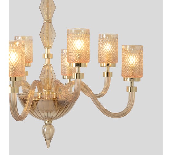 Подвесная люстра Crystal lux SILVESTRO SP8 AMBER