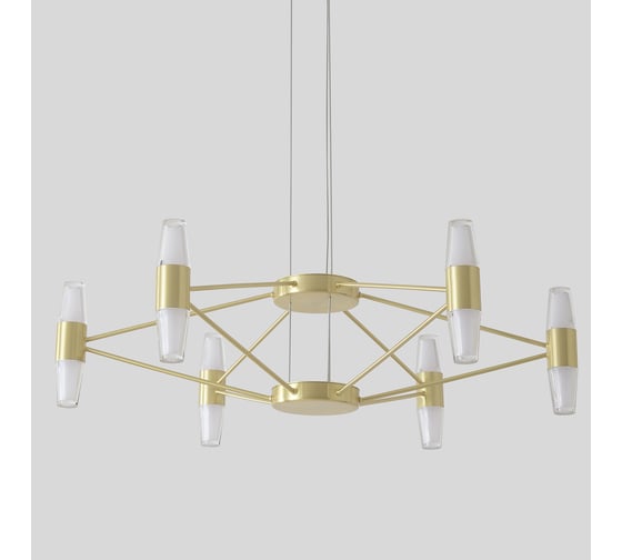 Подвесная светодиодная люстра Crystal lux DOROTEA SP6 GOLD