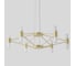 Подвесная светодиодная люстра Crystal lux DOROTEA SP6 GOLD 2