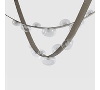 Подвесной светодиодный светильник Crystal lux BOSQUE SP7 L3000 GREY/TRANSPARENT