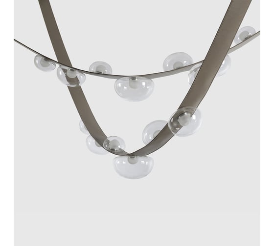 Подвесной светодиодный светильник Crystal lux BOSQUE SP7 L3000 GREY/TRANSPARENT