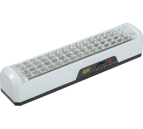 Светодиодный светильник IEK аккумулятор сеть ДБА 3928-П 15ч 12Вт LDBA0-3928-60-K02