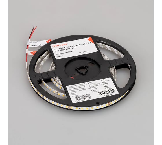 Светодиодная лента Arlight RT-A128-8mm 24V Day4000 5м 036211(1)