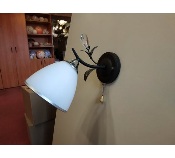 Бра JUPITER LIGHTING хром,черный-1х60W E27 230V, 21-15-26 N10-2709/1