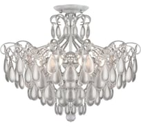 Люстра потолочная в стиле Арт-деко AM Group MONICA PL6 SILVER