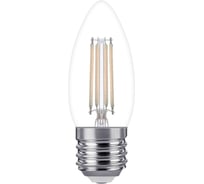 Светодиодная лампа Smartbuy (LED) FIL-C37-12Вт/6500К/E27 SBL-C37F-12-65K-E27