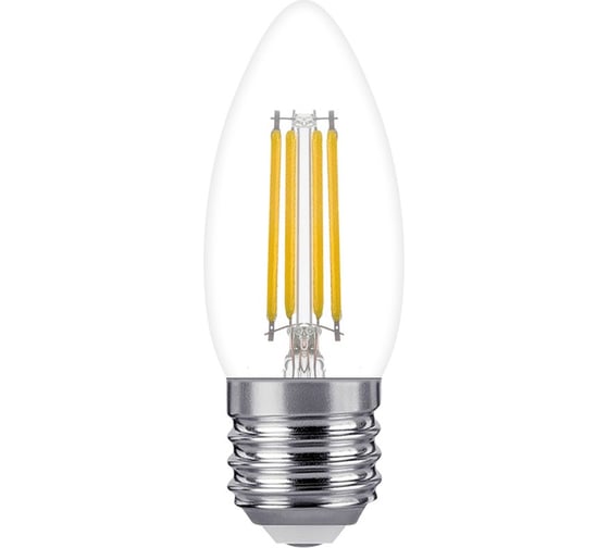 Светодиодная лампа Smartbuy (LED) FIL-C37-12Вт/2700К/E27 SBL-C37F-12-27K-E27