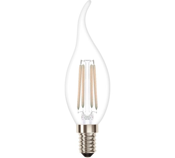 Светодиодная лампа Smartbuy (LED) FIL-C37-12Вт/4000К/E14 свеча на ветру SBL-C37FCAN-12-40K-E14