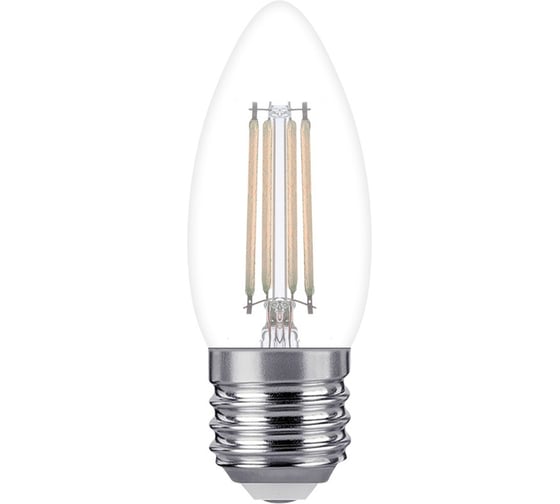 Светодиодная лампа Smartbuy (LED) FIL-C37-8Вт/6500К/E27 SBL-C37F-8-65K-E27