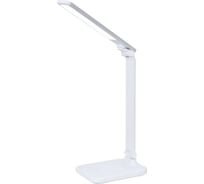 Led светильник настольный Ultraflash UF-800 C01 белый (8Вт, 4500К, 3 ур. яркости, 230В) 15716