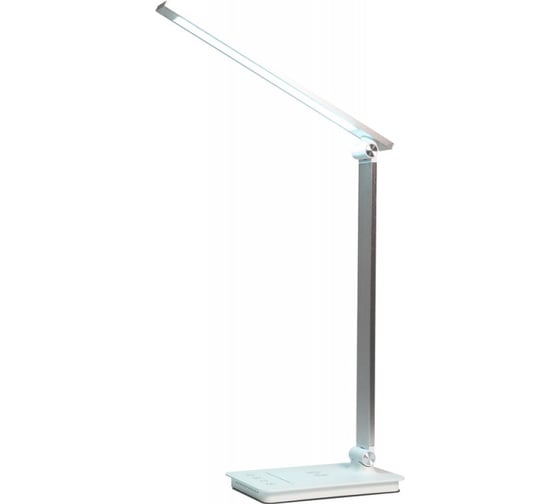 Led светильник настольный Ultraflash UF-834 C01 белый (8Вт, 5 ССТ, диммируемый, ночник, таймер, зарядка) 15723