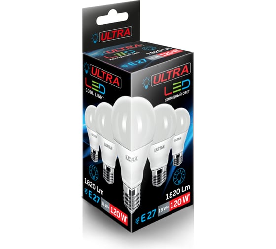 Светодиодная лампа Ultra LED A70 18W E27 4000K