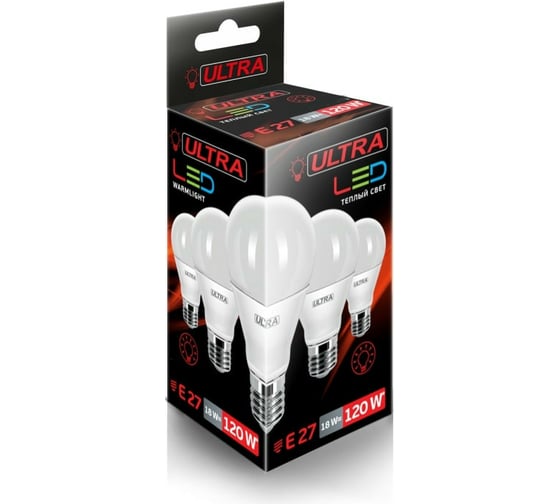 Светодиодная лампа Ultra LED A70 18W E27 3000K