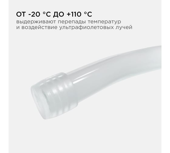 Комплект заглушек к светодиодной ленте Apeyron для бани и сауны 2шт 09-50