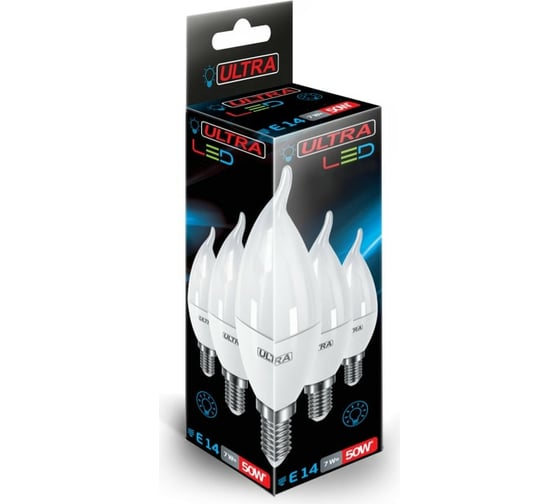 Светодиодная лампа Ultra LED F40 7W E14 4000K