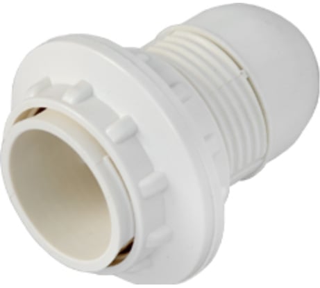 Патрон Bylectrica с резьбой и абажурным кольцом, Е14, Е14РК-006 2к