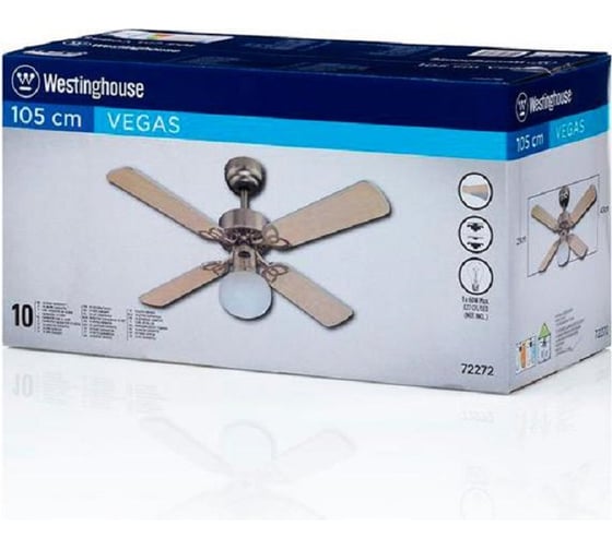 Люстра-вентилятор Westinghouse Vegas 72272WES