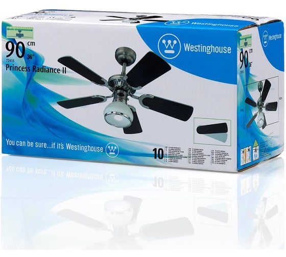 Люстра-вентилятор Westinghouse Princess Radince II 72415WES