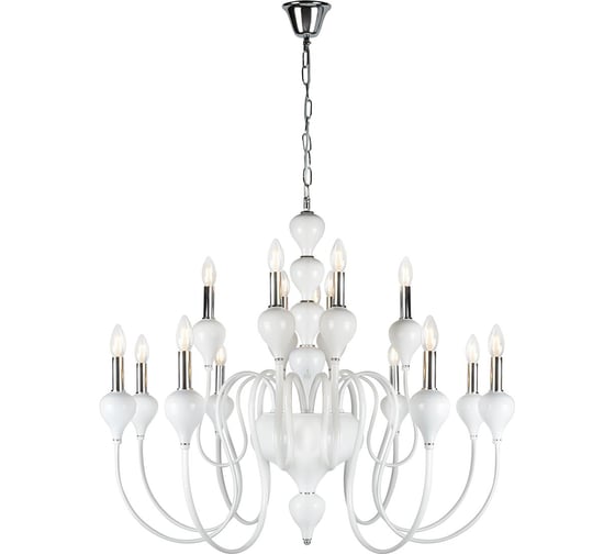 Подвесной светильник iLAMP Lady белый 88003-10+5 WH 1