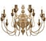 Подвесной светильник iLAMP Lady золотой 88003-10+5 GD 3