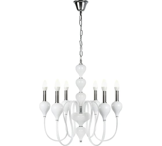 Подвесной светильник iLAMP Lady белый 88003-6 WH 1