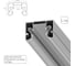 Профиль для шинопровода в натяжной потолок ARTE LAMP OPTIMA-ACCESSORIES 732205 A732205 2