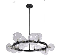 Подвесная люстра Crystal lux AGATA SP15 V2 BLACK/TRANSPARENTE
