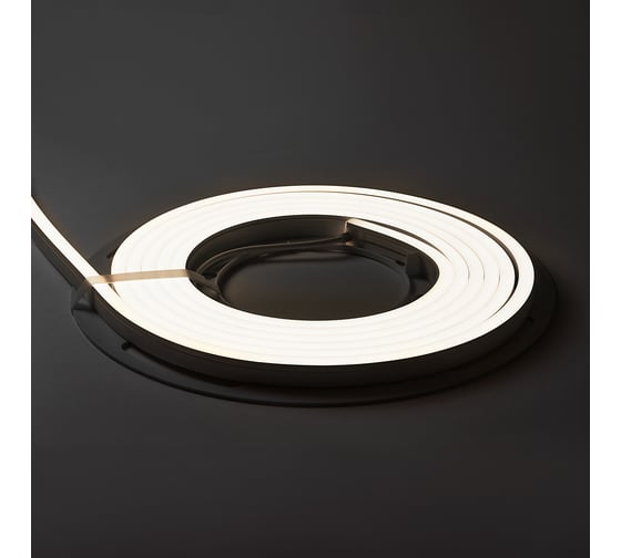 Гибкий неон MAKSBRIGHT 5 м, 24В, 10Вт/м, 12x20мм, 140LED/м, IP67, рез 50мм, нейтр. белый, MB-ANF-RE1220-NW-4000K