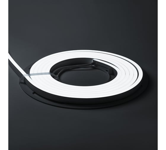 Гибкий неон MAKSBRIGHT 5 м, 24В, 10Вт/м, 12x20мм, 140LED/м, IP67, рез 50мм, хол. белый, MB-ANF-RE1220-CW-6000K