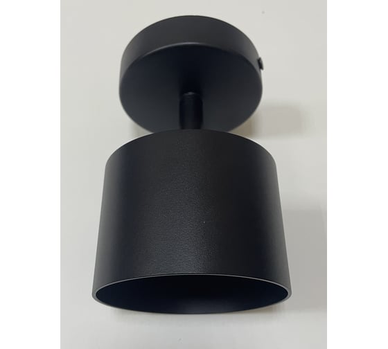 Светильник накладной поворотный потолочный MAXLIGHT CAST 201 GX53 BLACK, алюминиевое литье, круглый, GX53, черный, 85x85x130 мм 00-00001244