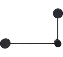 Накладной настенный светильник Wolta МОЛЕКУЛА под лампу GX53 Черный WSL-GX53/13-R