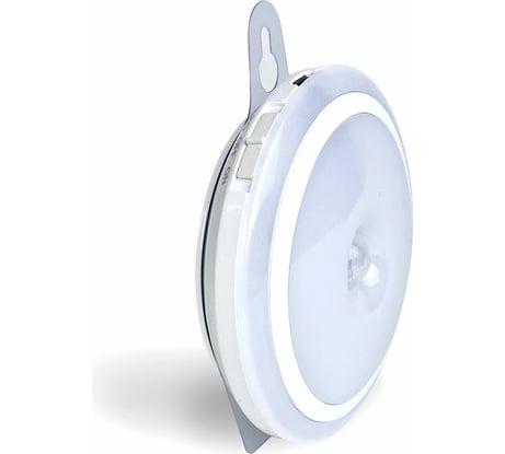 Подсветка для шкафов ГЕЛЕОС, круг R9, MicroUSB, D=80мм, с датчиком LED-R9