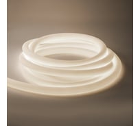 Гибкий неон 5 м, 24В, 10Вт/м, диам25мм, 240LED/м, IP65, рез 50мм, нейтр. белый, MAKSBRIGHT MB-ANF-R25-NW-4000K