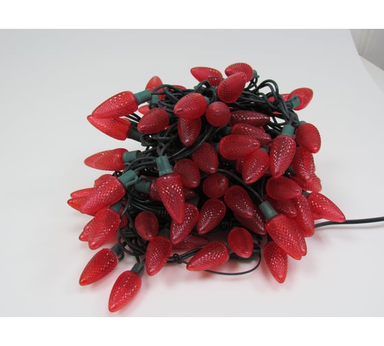 Светодиодная гирлянда FLESI ЯГОДКИ LED-PL-C9-8 -G-220V-18 -R 00484