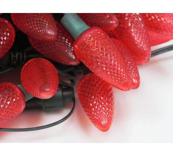 Светодиодная гирлянда FLESI ЯГОДКИ LED-PL-C9-8 -G-220V-18 -R 00484