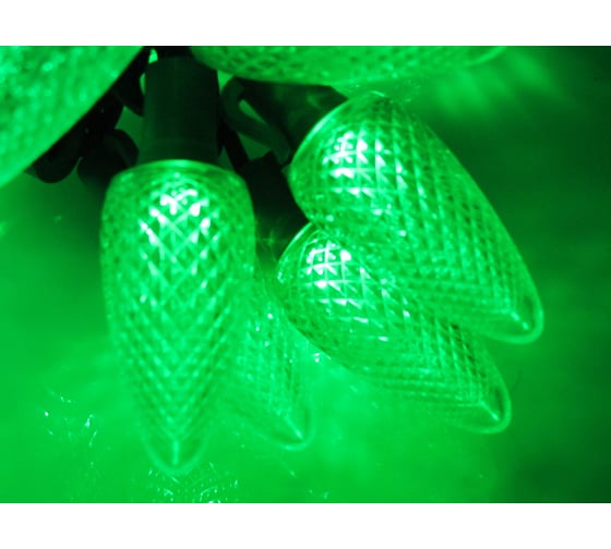 Светодиодная гирлянда FLESI ЯГОДКИ LED-PL-C9-8 -G-220V-18 -G 00486