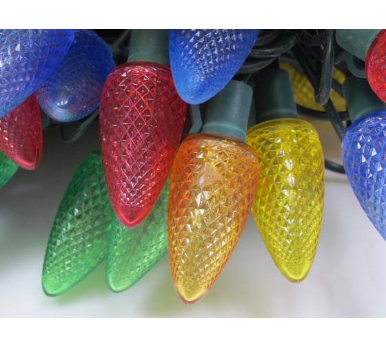 Светодиодная гирлянда FLESI ЯГОДКИ LED-PL-C9-8 -G-220V-18 -M 00485