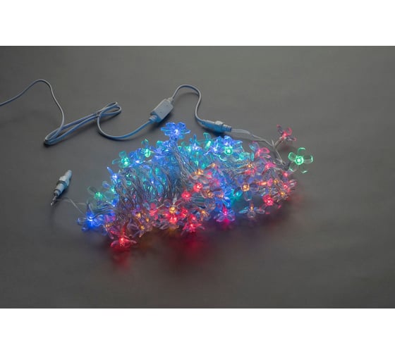 Светодиодная гирлянда FLESI ЦВЕТКИ LED-XS-100-10M-230V-M 11223